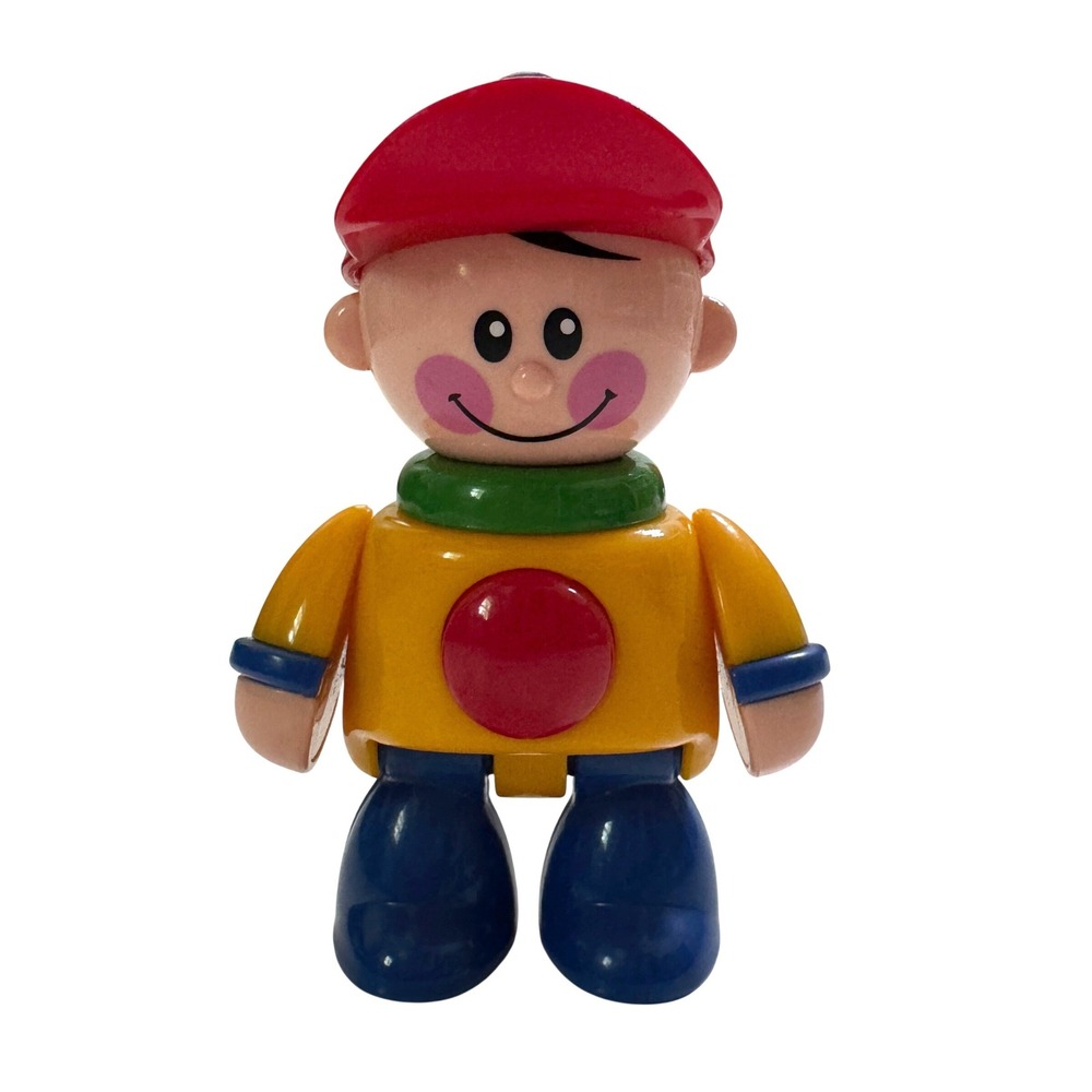Tolo First Friends Boy Toy Figure Small Multicolor Posable Squeaker Button